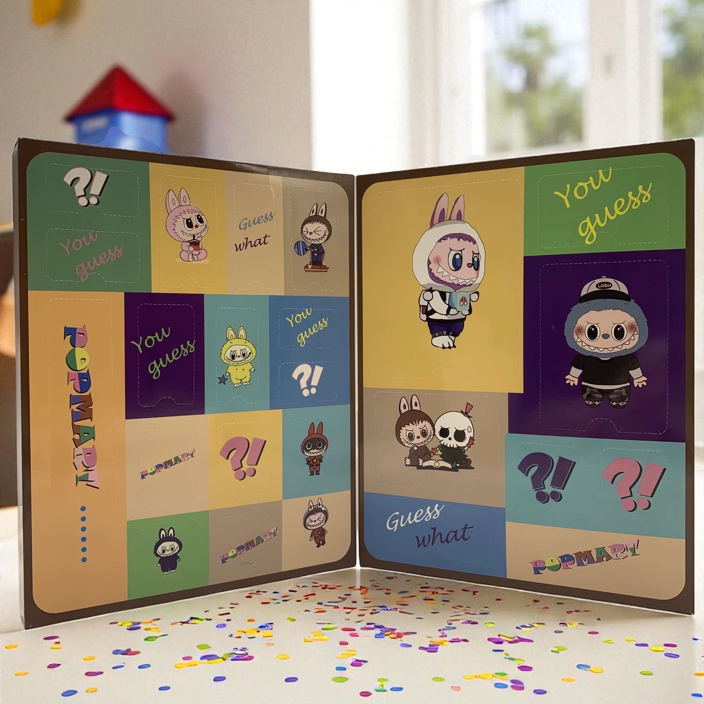 LABUBU-Inspired Christmas Advent Calendar | Mystery Toy Collectibles