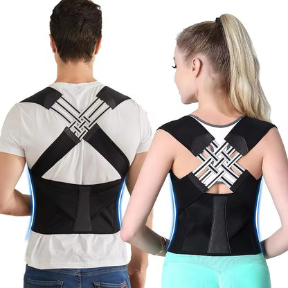 Adjustable Back Brace Posture Corrector – Pain Relief for Men & Women