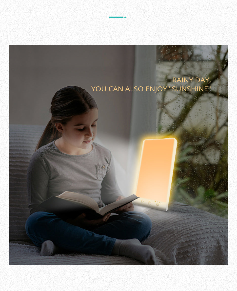 12000 Lux LED Therapy Lamp | Dimmable Daylight Light for Mood & Winter