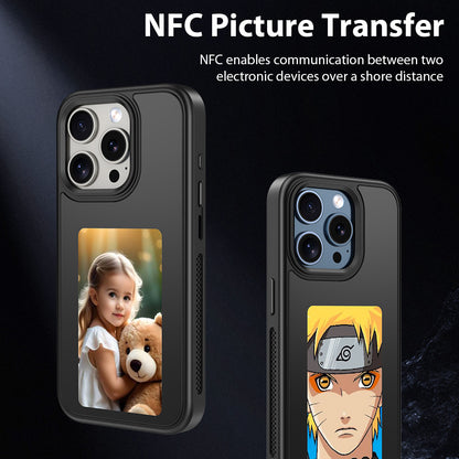 New-Tech NFC Phone Case – DIY E-Ink 4-Color Screen for iPhone 15/14/13 Pro Max