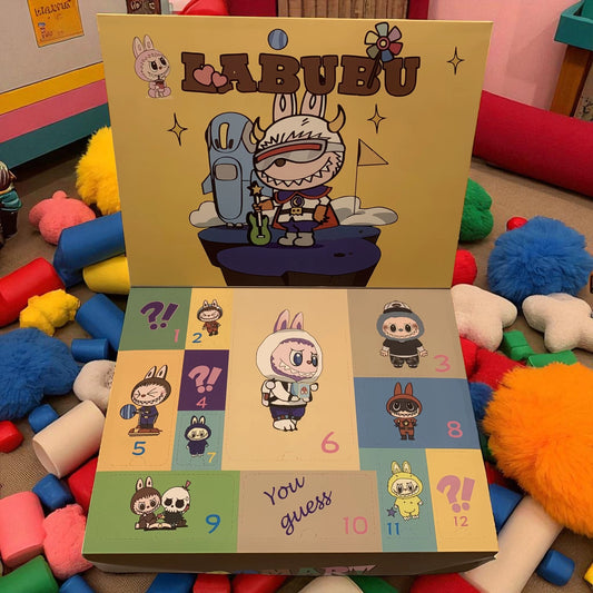 LABUBU-Inspired Christmas Advent Calendar | Mystery Toy Collectibles